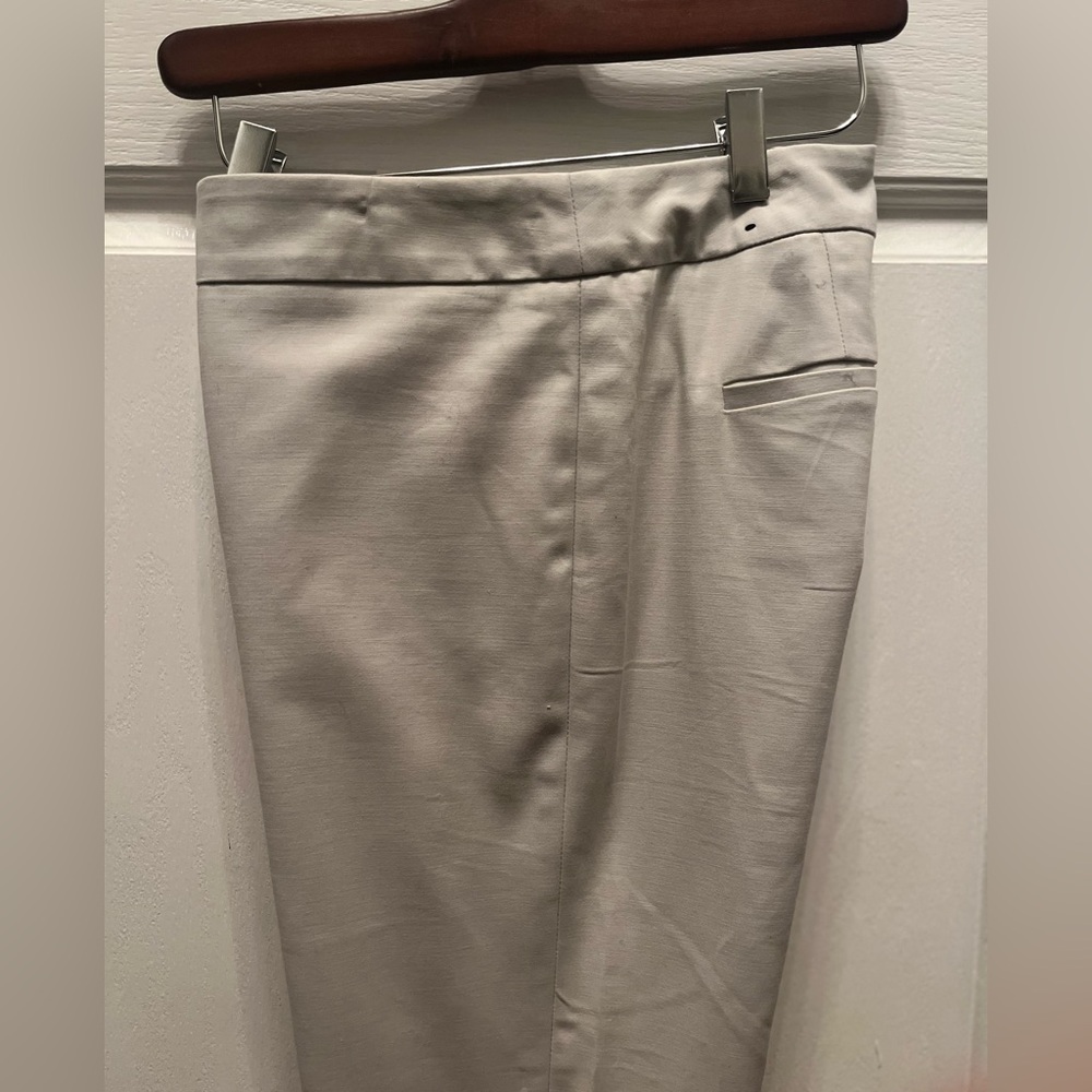 NEW VALERIE BERTINELLI WOMEN'S GRAY ANKLE LENGTH PANTS- SIZE 4